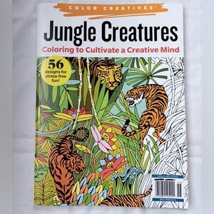 Jungle Creatures Coloring Book - Color Creatives